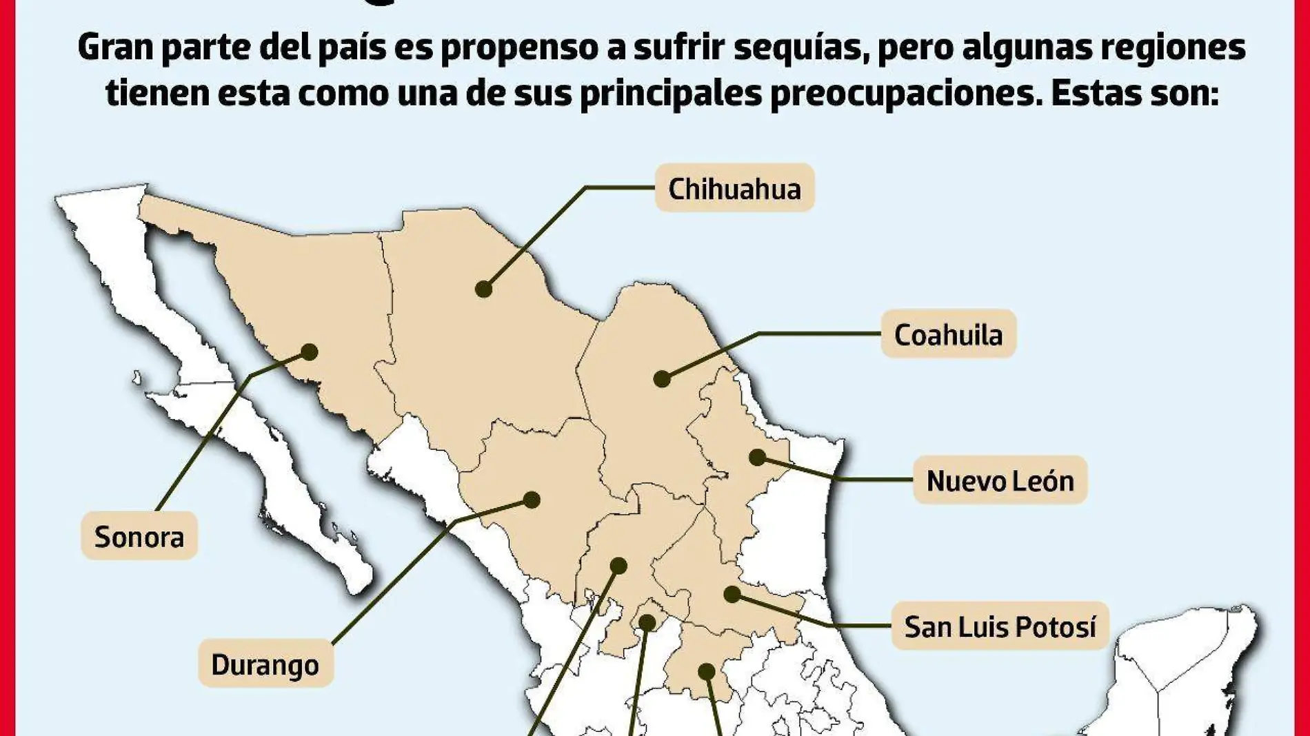 mapa sequia mexico